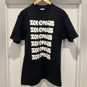 Ice Cream Men’s Black Stack Logo Shirt Large L Japan BBC